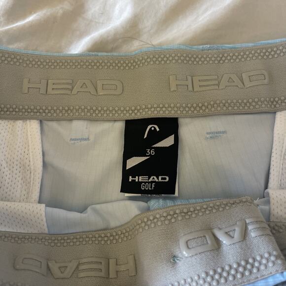 HEAD Golf Shorts Mens 36 Blue Lightweight Stretch Performance NWT Msrp $115 - Picture 2 of 5